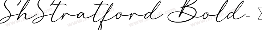 ShStratford Bold字体转换 ShStratford Bold字体转换